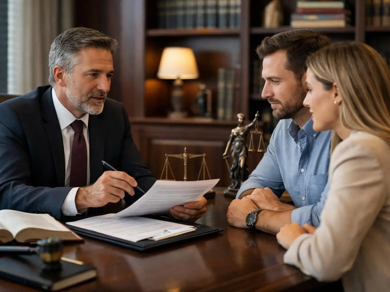 Brookhaven wrongful death and uninsured motorist lawyer discussing insurance records after wreck near Murphey Candler Park