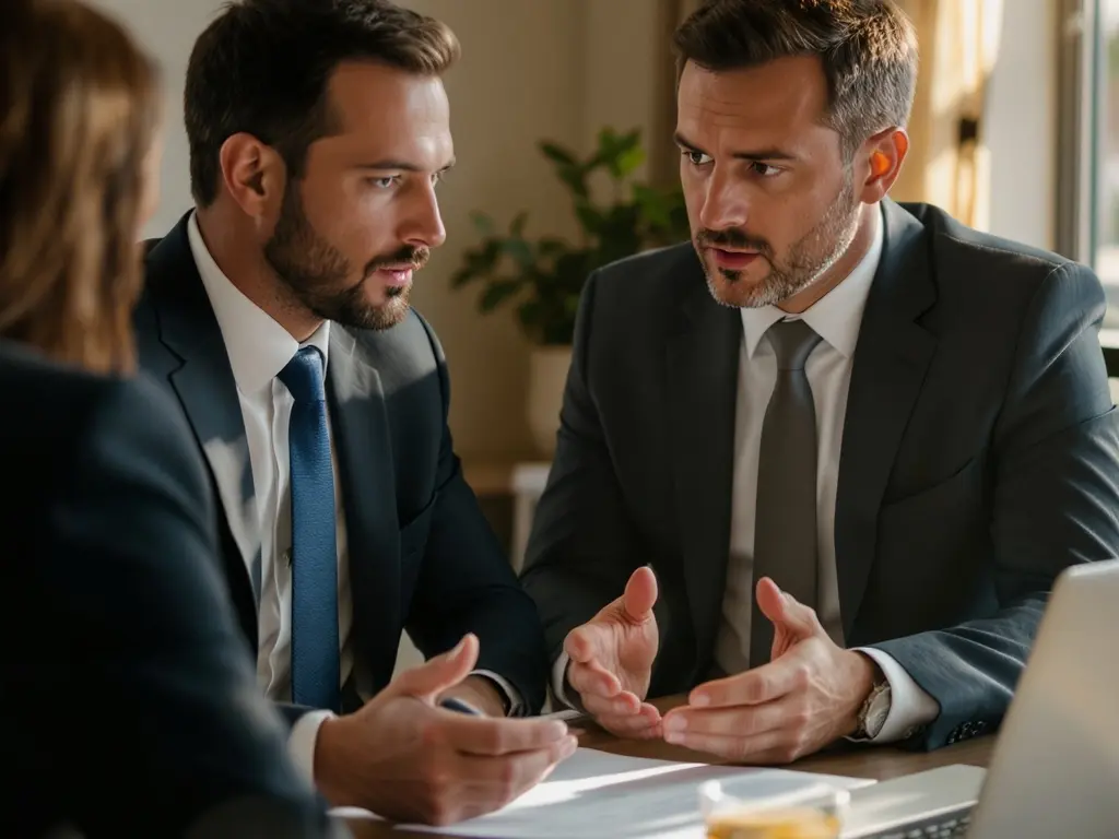 Personal injury lawyer meeting injured driver after crash near Downtown Chamblee Historic District